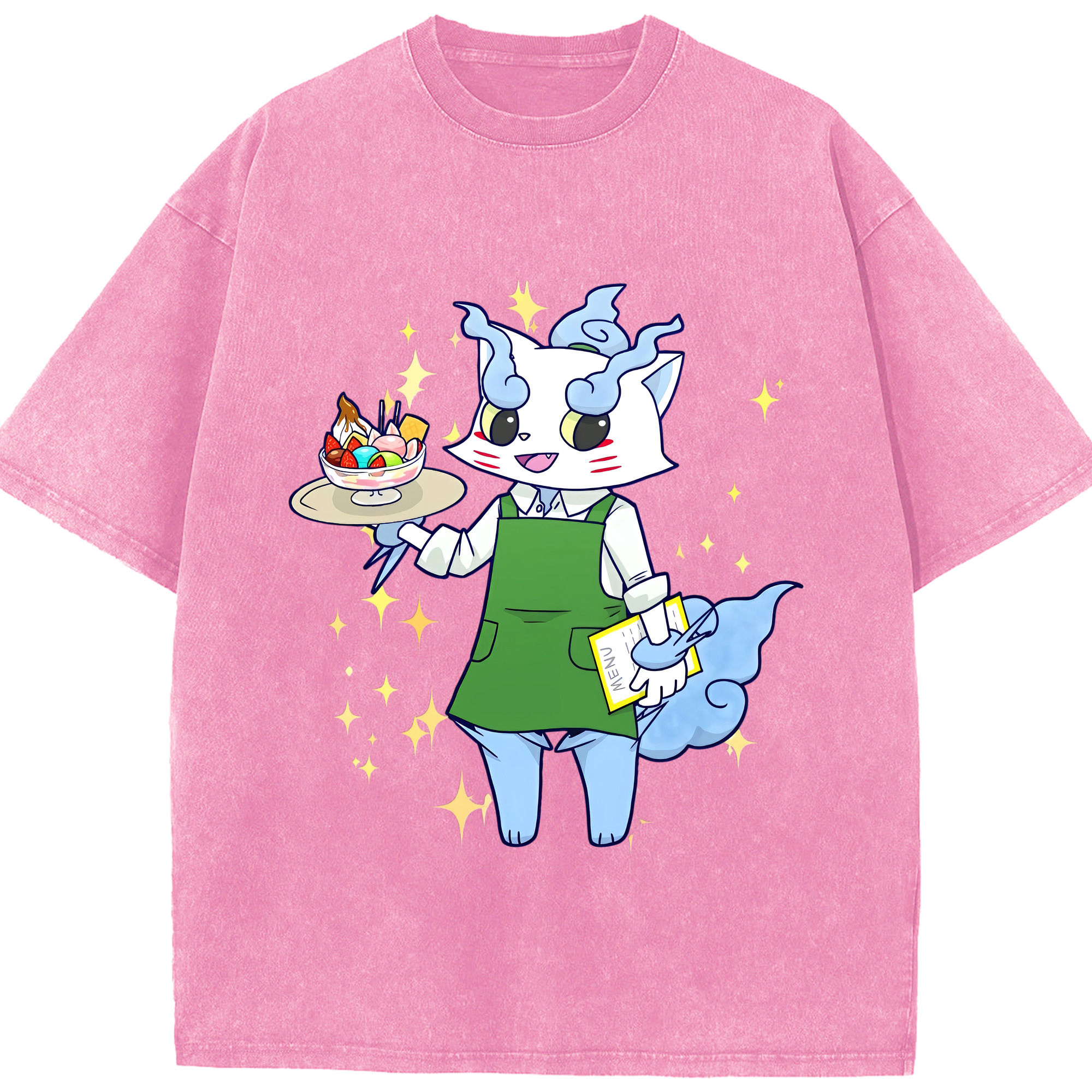 （画像用） 妖怪ウォッチ Yo-kai Watch 綿100% ヴィンテージ風 半袖Tシャツ（フロントプリント）